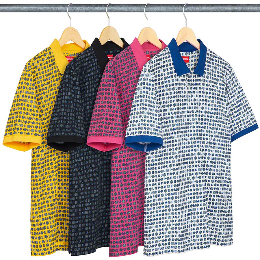 Supreme Foulard Polo released during spring summer 19 season