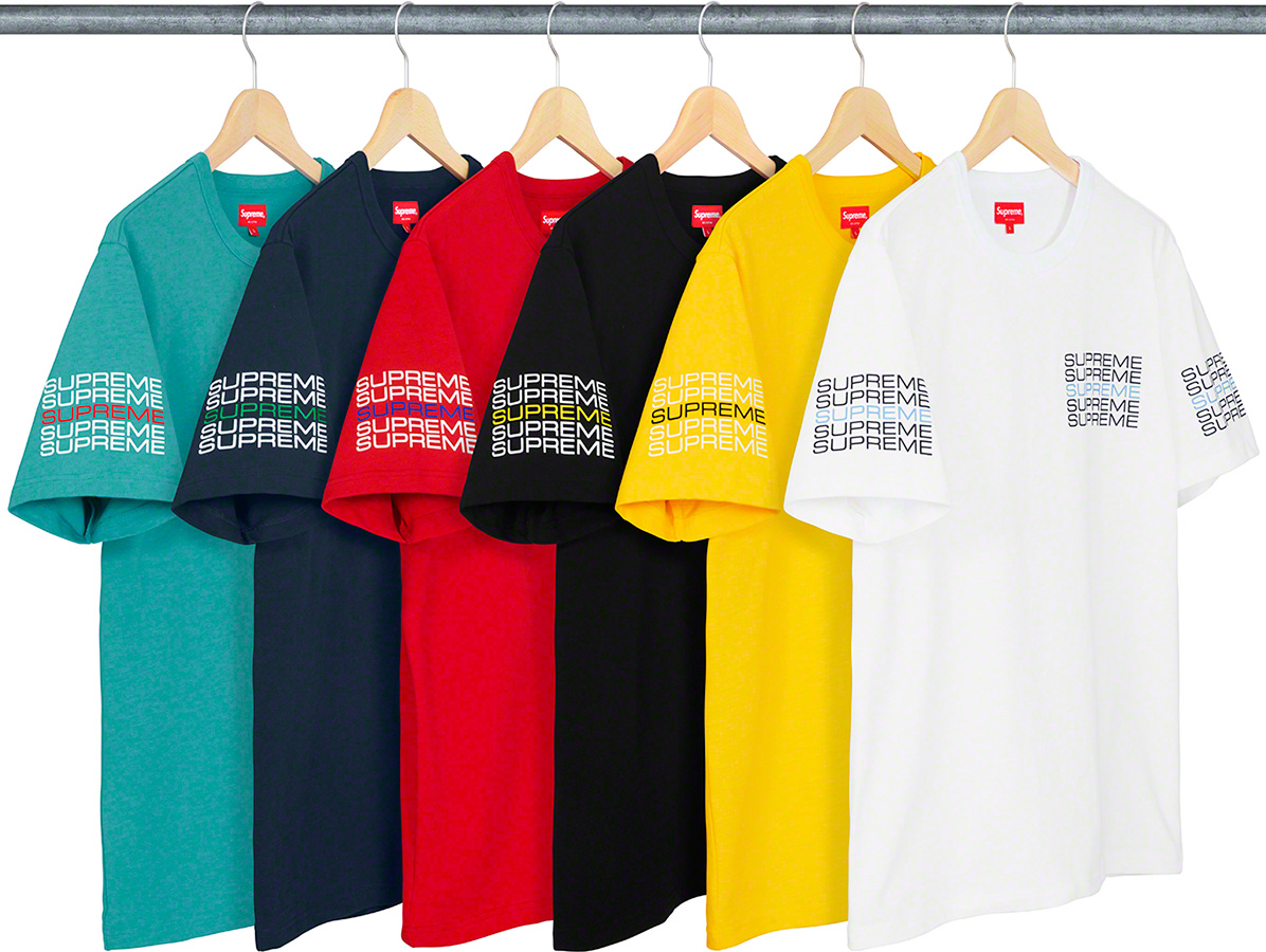 Stack Logo Tee - spring summer 2019 - Supreme