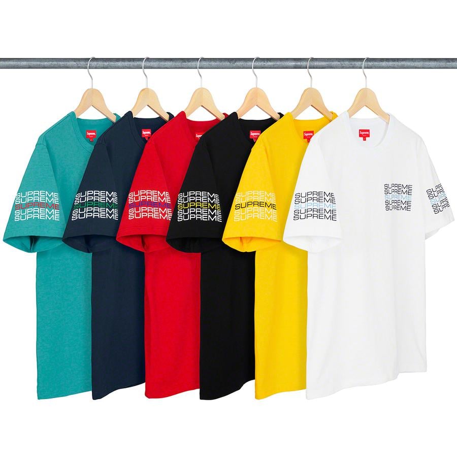 Supreme Stack Logo Tee releasing on Week 3 for spring summer 2019