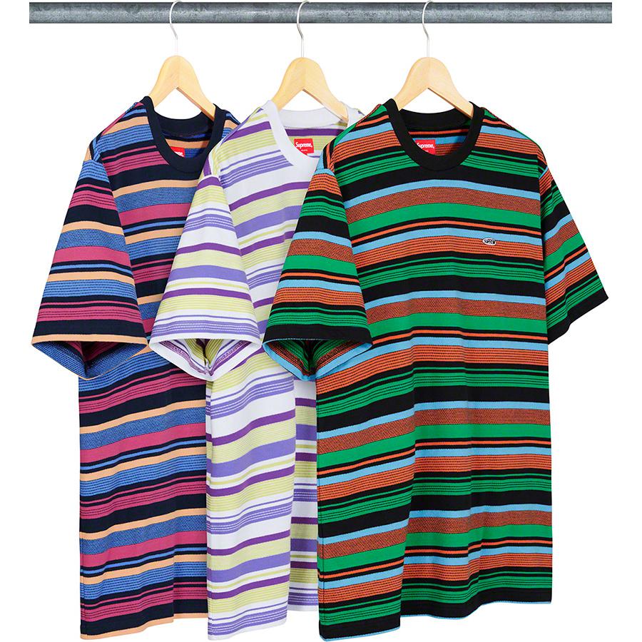 Supreme Multi Stripe S S Top releasing on Week 1 for spring summer 2019