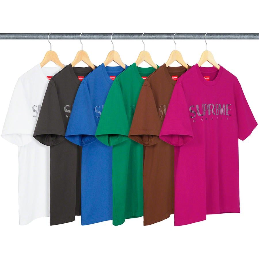 Supreme Gradient Logo Tee for spring summer 19 season