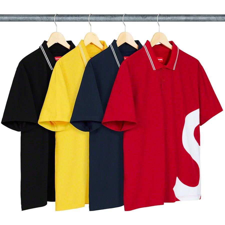 Supreme S Logo Polo released during spring summer 19 season