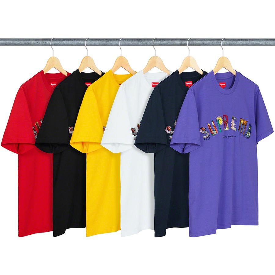 Supreme city arc tee Dusty Purple