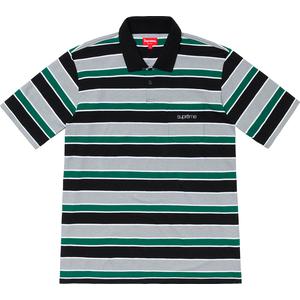 supreme Classic Logo Stripe Polo 19ss M ポロシャツ トップス メンズ 日本正規店