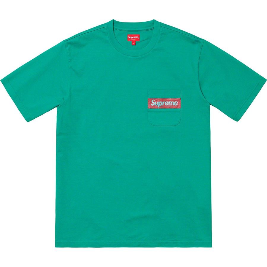 Supreme Mesh Stripe Pocket Tee (SS19) - $78