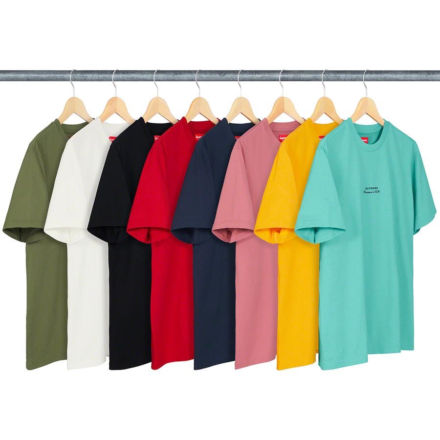 Supreme Qualite Tee released during spring summer 19 season