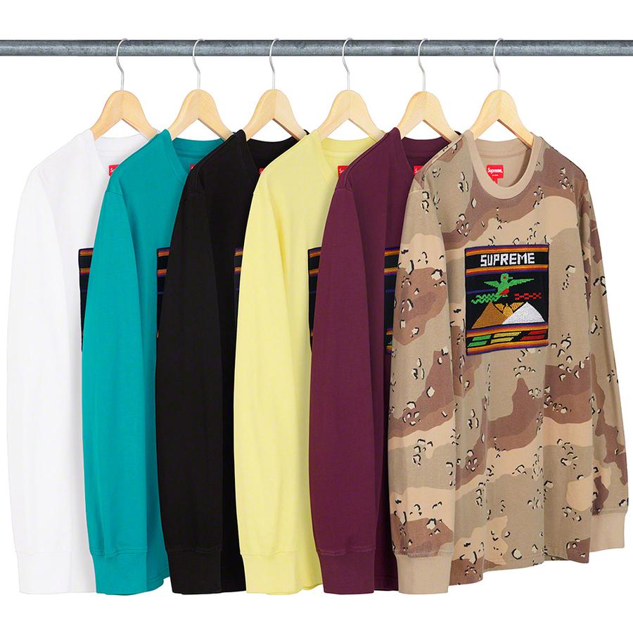 Supreme Needlepoint Patch L S Top released during spring summer 19 season