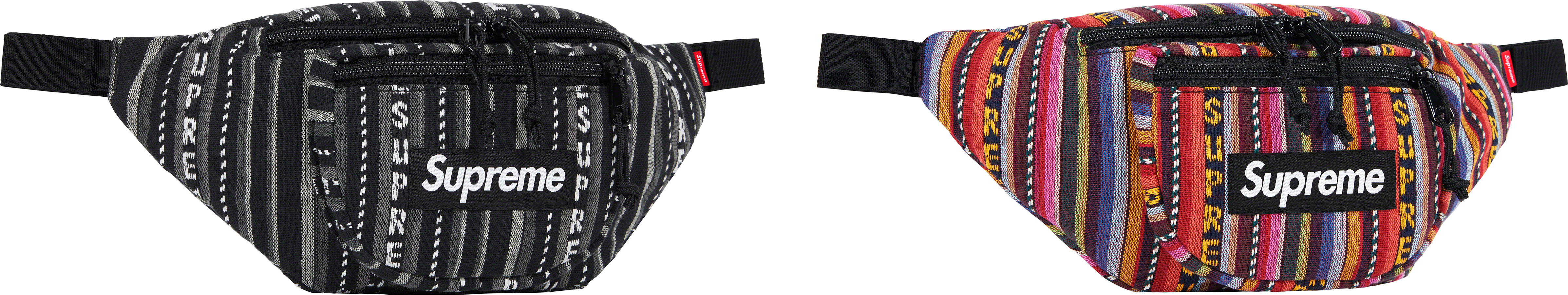 Woven Stripe Waist Bag - spring summer 2020 - Supreme