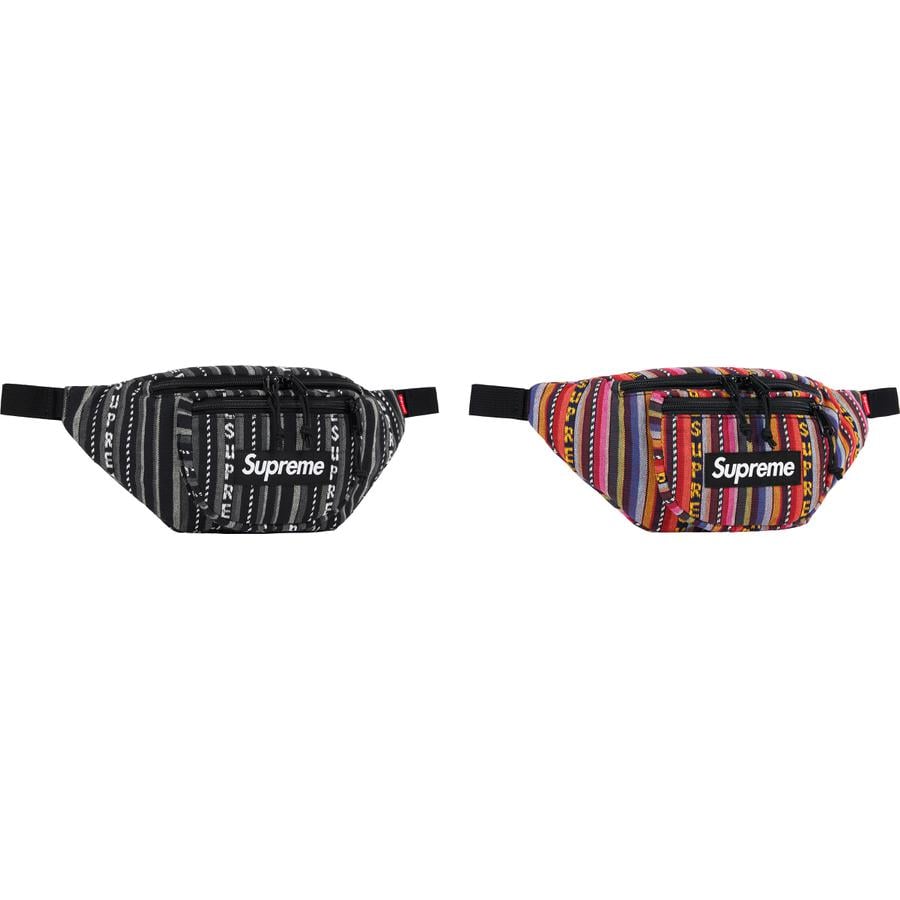 Supreme Woven Stripe Waist Bag for spring summer 20 season