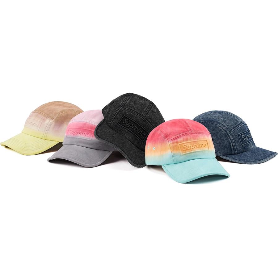 Supreme Embossed Denim Camp Cap released during spring summer 20 season