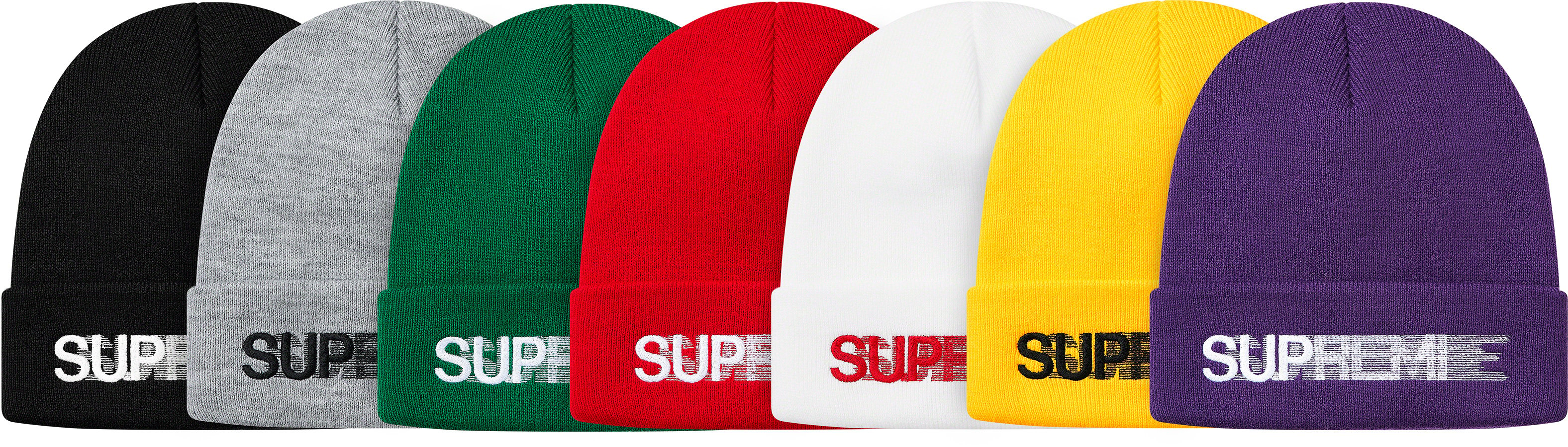 Supreme motion logo Beanie green