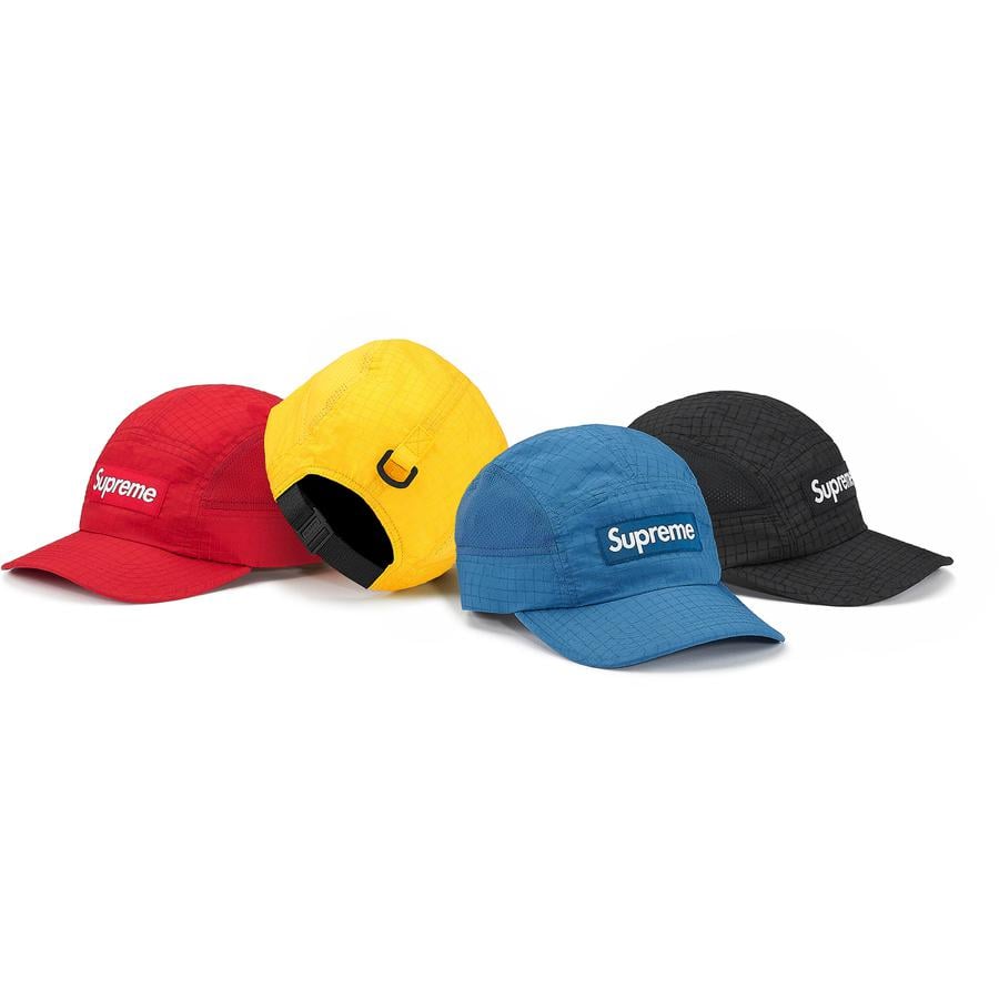 Details on Reflective Ripstop Camp Cap from spring summer
                                            2020 (Price is $48)