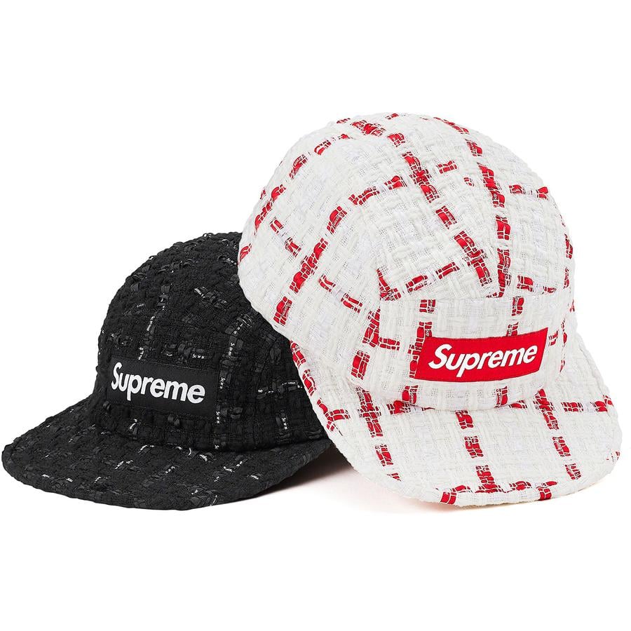 Supreme Ribbon Bouclé Camp Cap releasing on Week 0 for spring summer 2020
