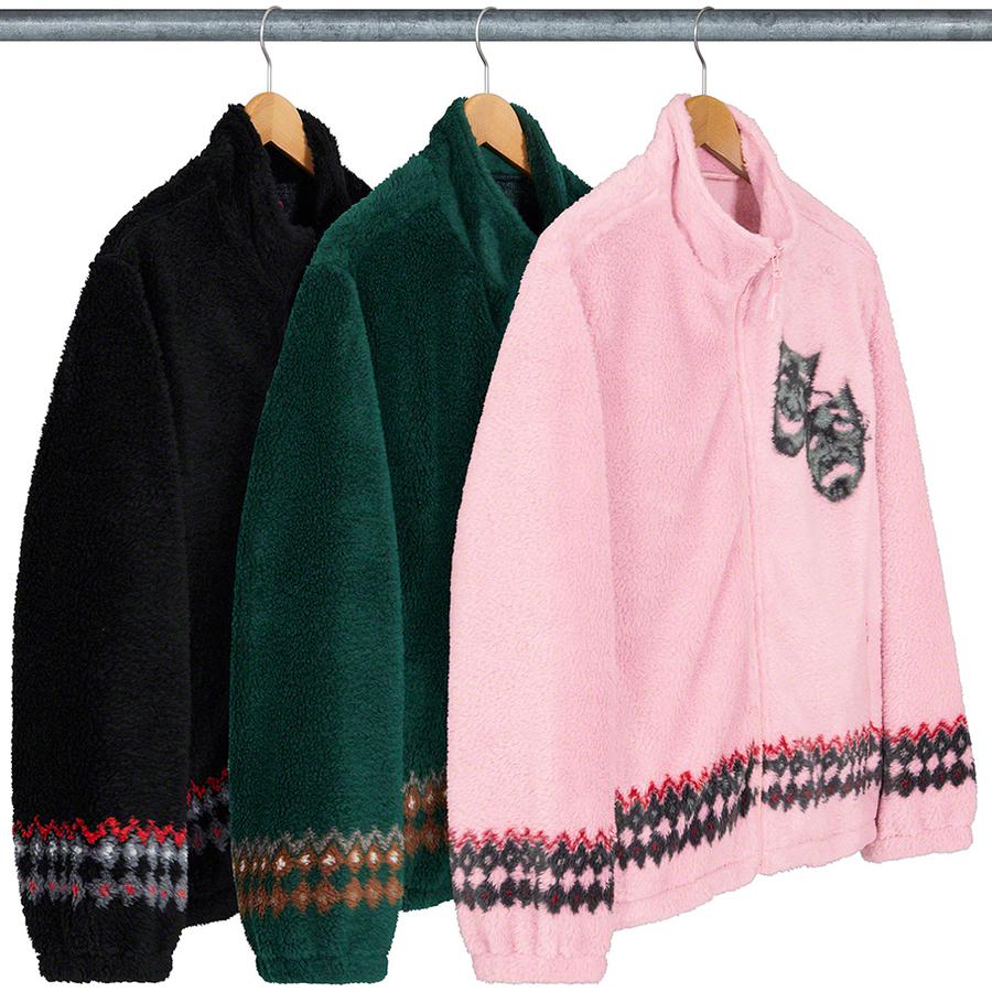 Supreme Drama Mask Fleece Jacket for spring summer 20 season