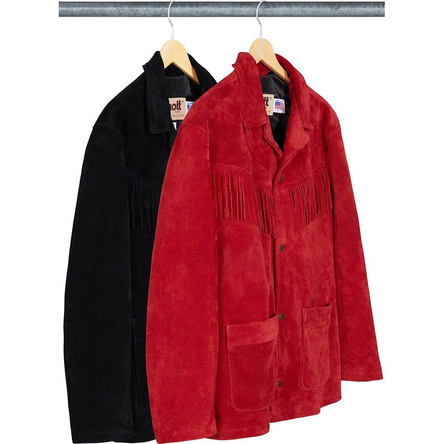 Supreme Supreme Schott Fringe Suede Coat releasing on Week 4 for spring summer 2020