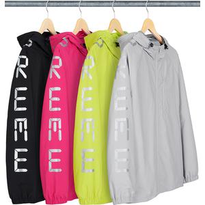 supreme digital logo track jacket black
