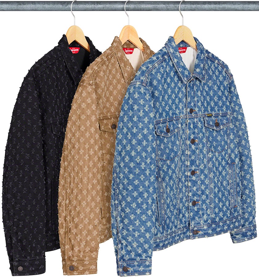 ジャケット/アウターSupreme Hole Punch Denim Trucker Jacket