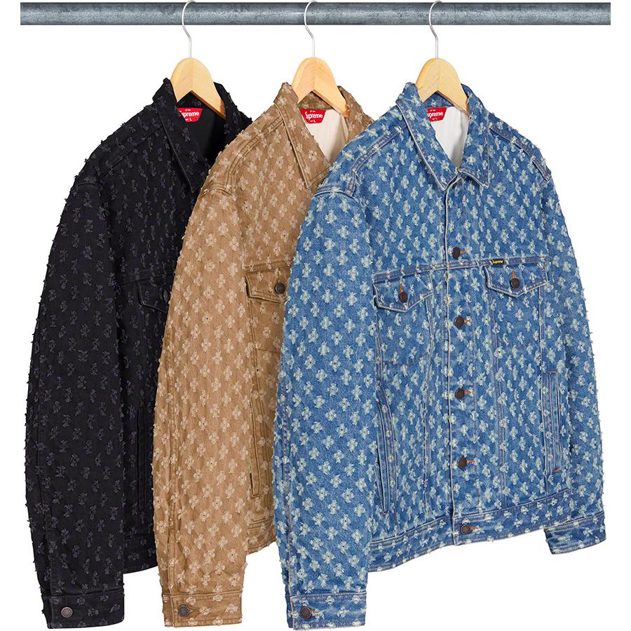 Supreme Hole Punch Denim Trucker Jacket for spring summer 20 season