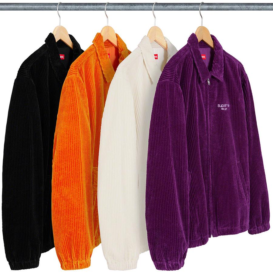 Supreme Wide Wale Corduroy Harrington Jacket released during spring summer 20 season