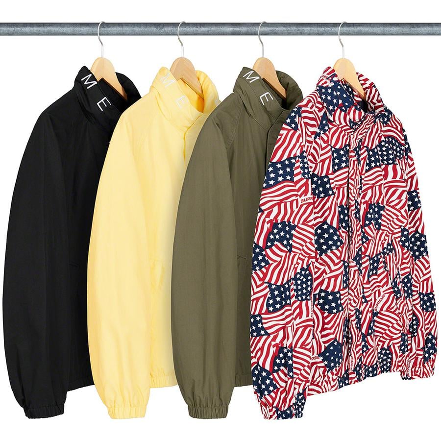 Supreme Raglan Court Jacket released during spring summer 20 season