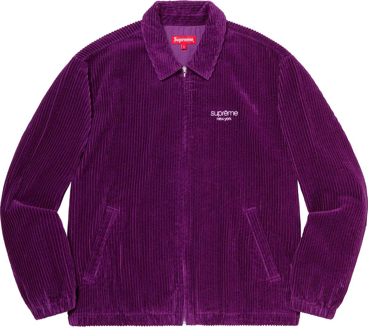 Wide Wale Corduroy Harrington Jacket - spring summer 2020 - Supreme