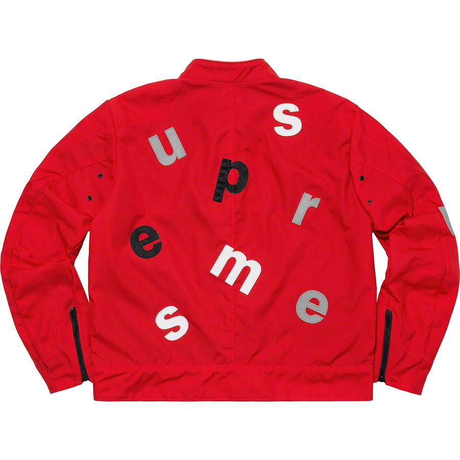 Details on Supreme Vanson Leathers Letters Cordura Jacket  from spring summer
                                                    2020 (Price is $998)