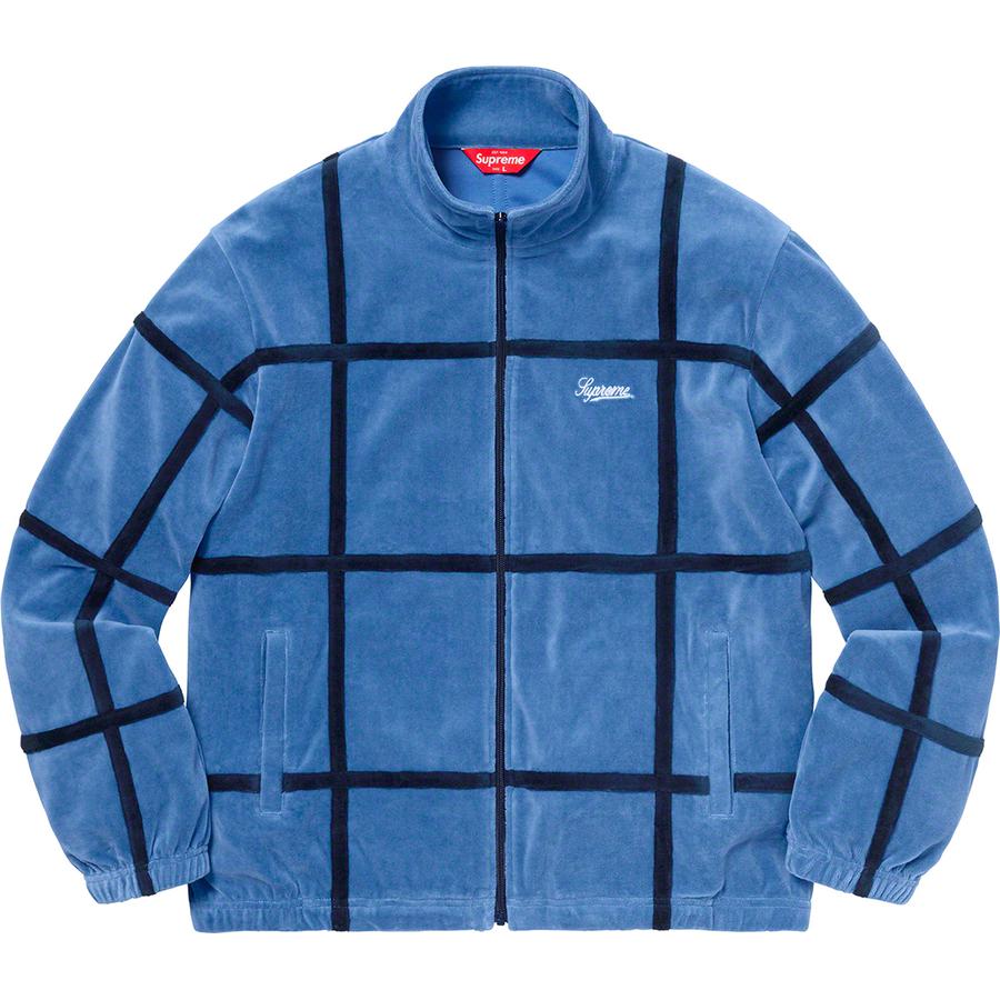 Details on Grid Taping Velour Jacket  from spring summer
                                                    2020 (Price is $148)