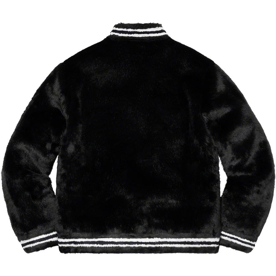 Details on Faux Fur Varsity Jacket  from spring summer 2020 (Price is $398)
