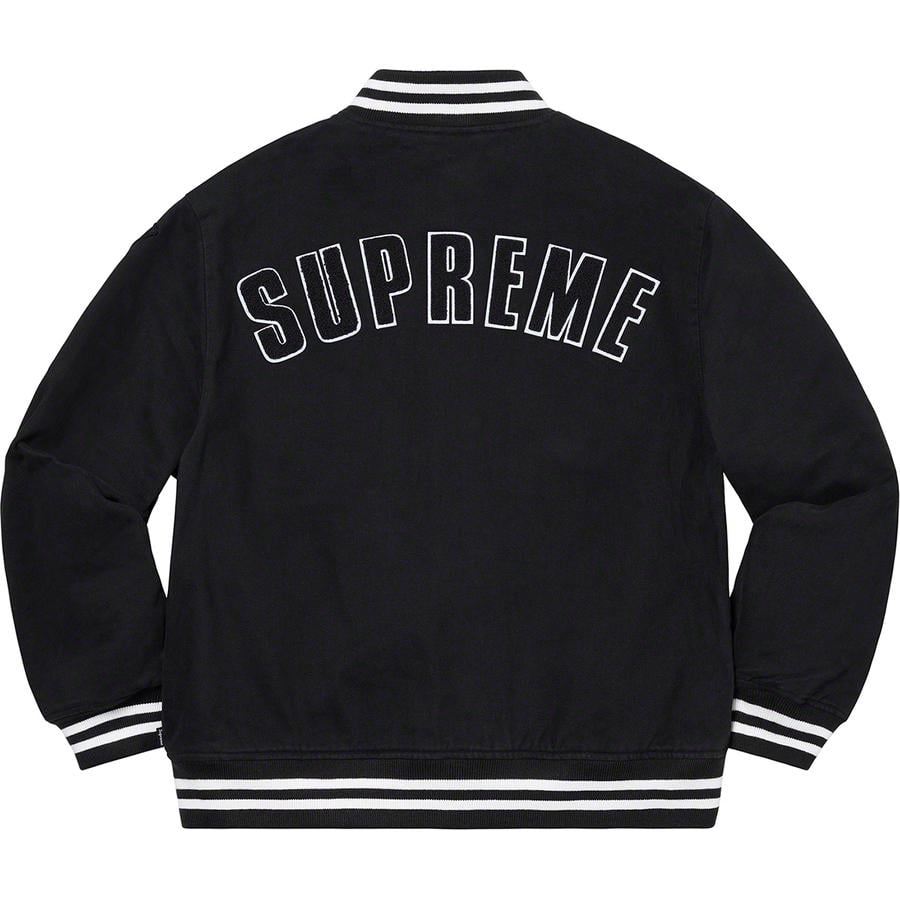 Details on Supreme New Era MLB Varsity Jacket  from spring summer
                                                    2020 (Price is $328)