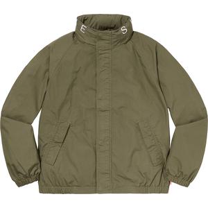 supreme raglan court jacket