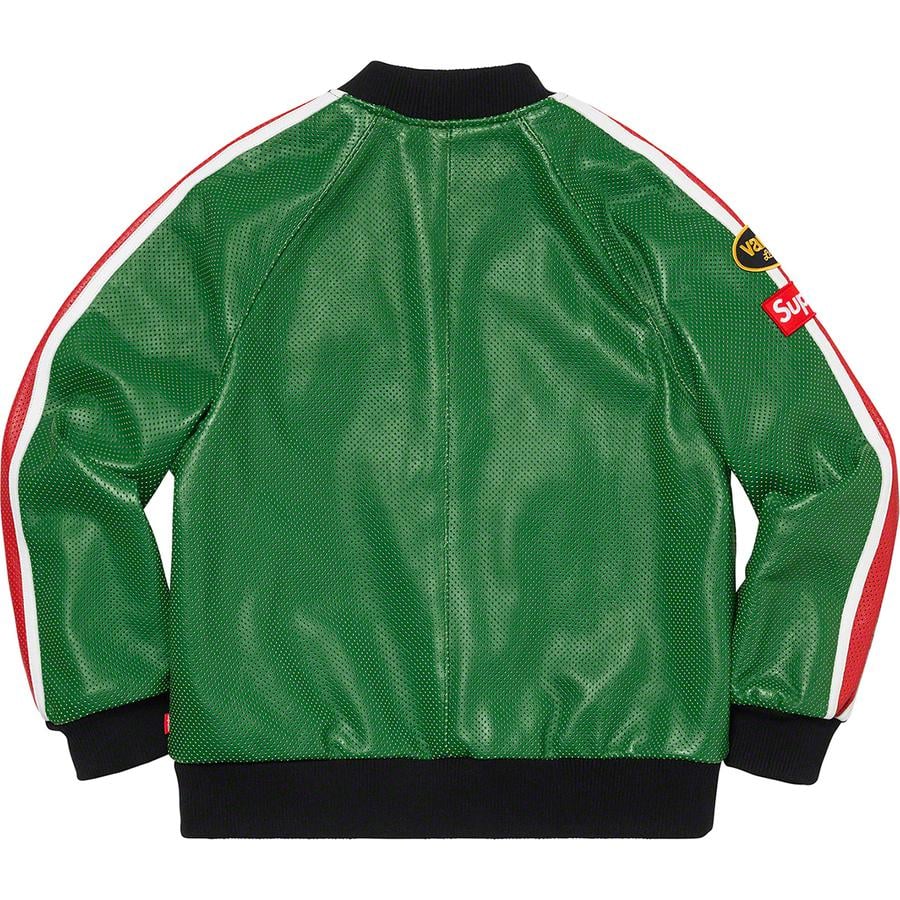 Details on Supreme Vanson Leathers Perforated Bomber Jacket  from spring summer 2020 (Price is $788)
