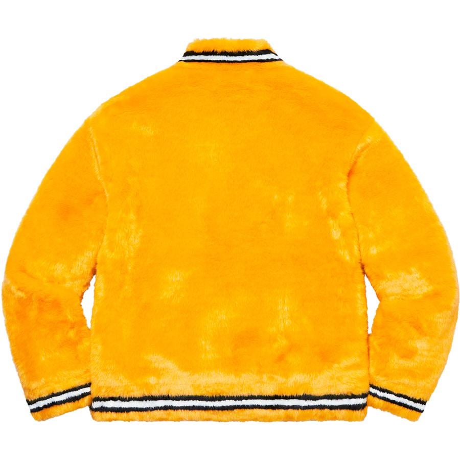 Details on Faux Fur Varsity Jacket  from spring summer
                                                    2020 (Price is $398)