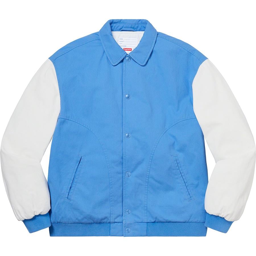 Details on Twill Varsity Jacket  from spring summer
                                                    2020 (Price is $168)