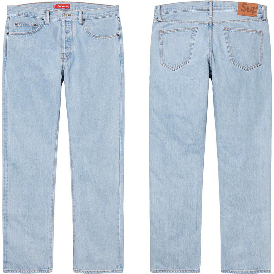 Supreme Stone Washed Slim Jean releasing on Week 1 for spring summer 2020