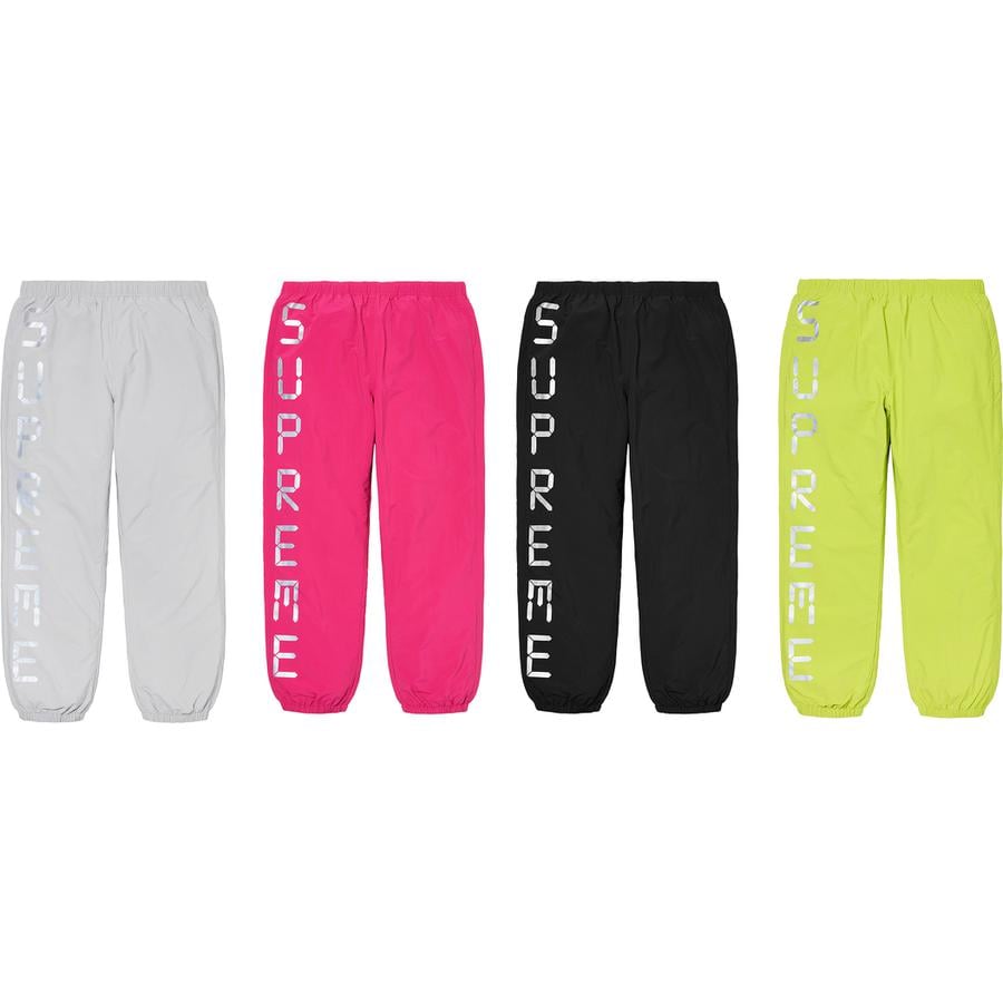 Details on Digital Logo Track Pant from spring summer 2020 (Price is $128)