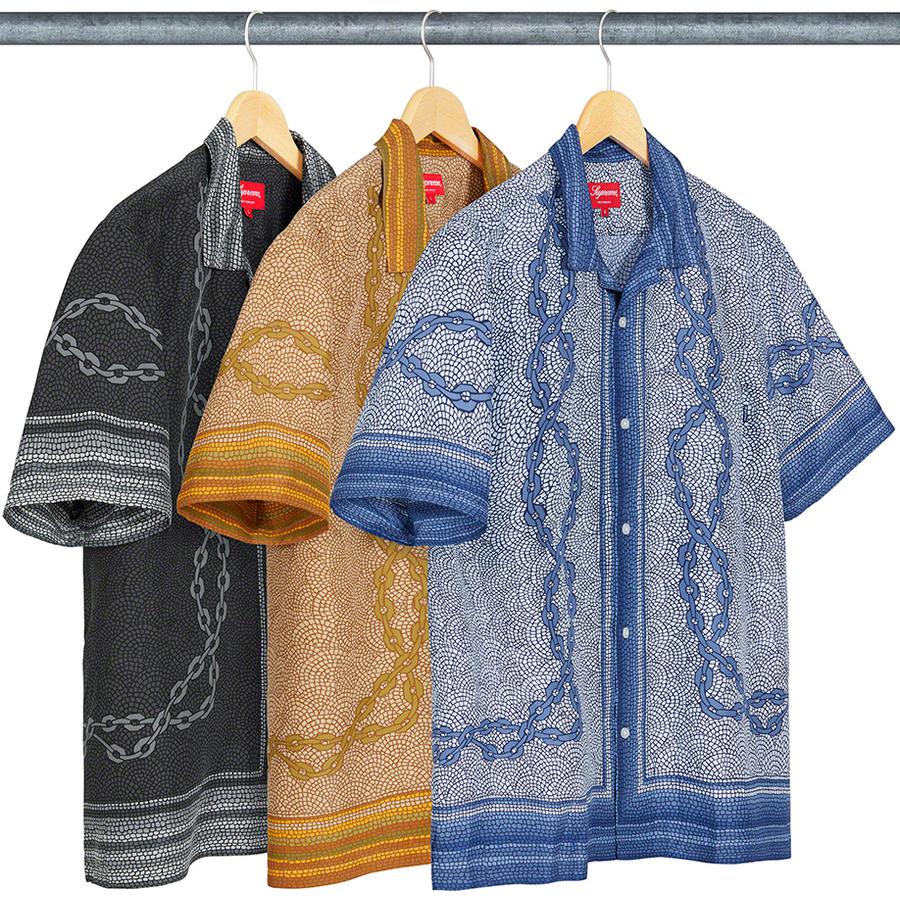 Supreme Mosaic Silk S S Shirt released during spring summer 20 season