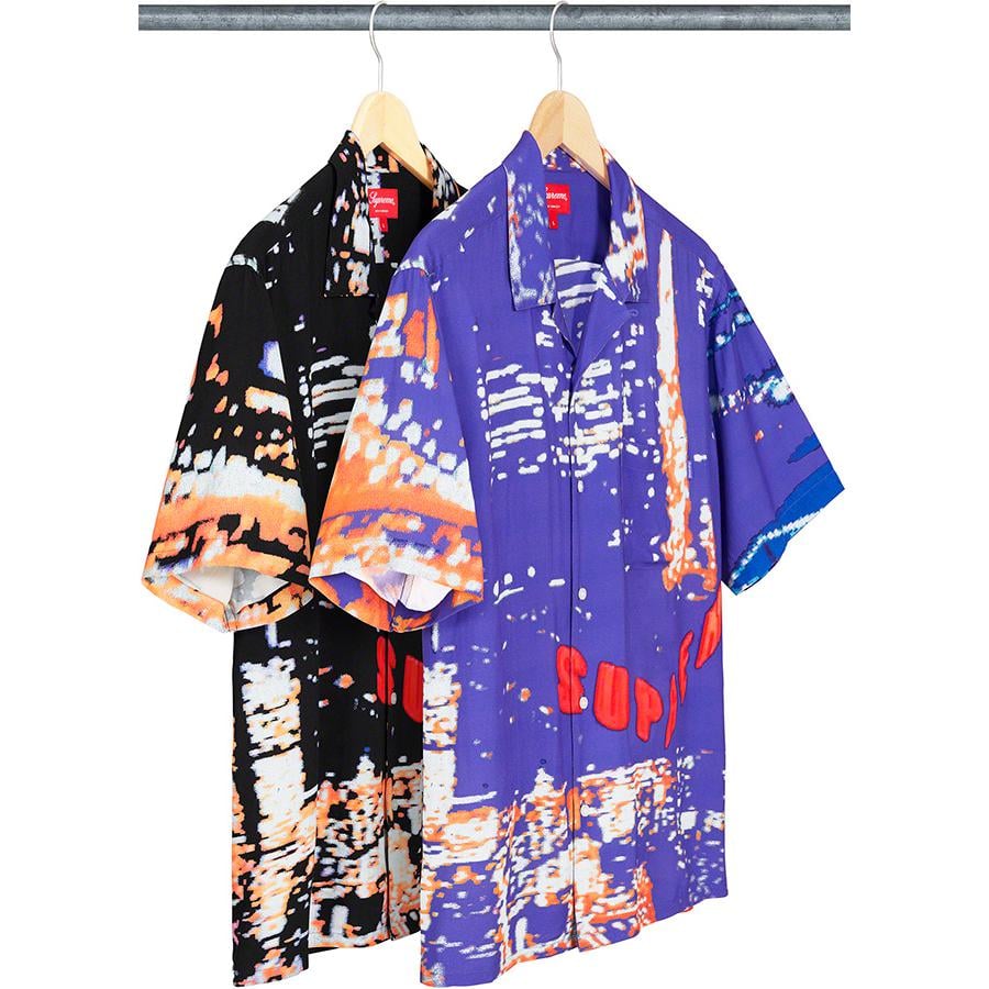 Supreme City Lights Rayon S S Shirt releasing on Week 2 for spring summer 20