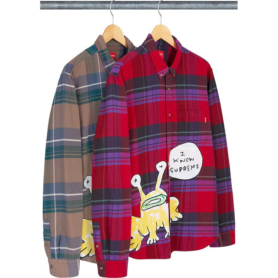 Supreme Daniel Johnston Plaid Shirt