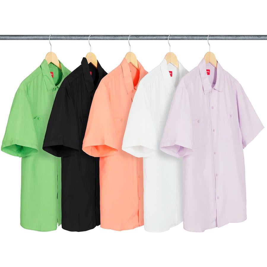 Supreme Silk S S Work Shirt for spring summer 20 season