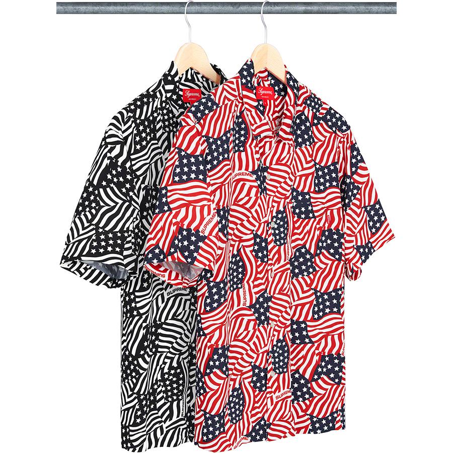 Supreme Flags Rayon S S Shirt released during spring summer 20 season