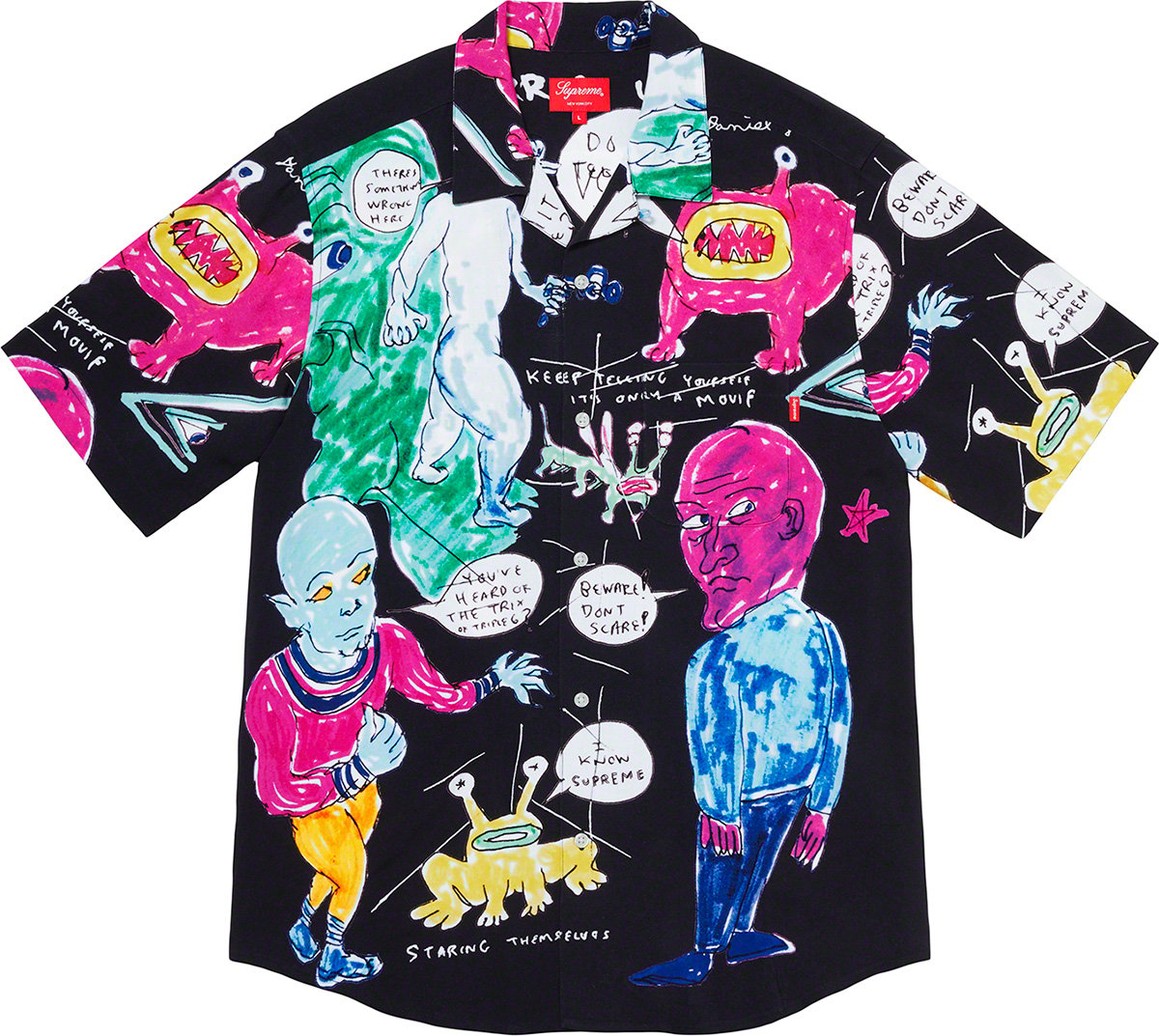 supreme Daniel Johnston Rayon s/s Shirt - シャツ