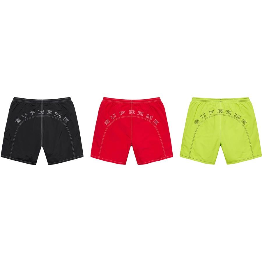 Details on Arc Logo Water Short from spring summer 2020 (Price is $118)