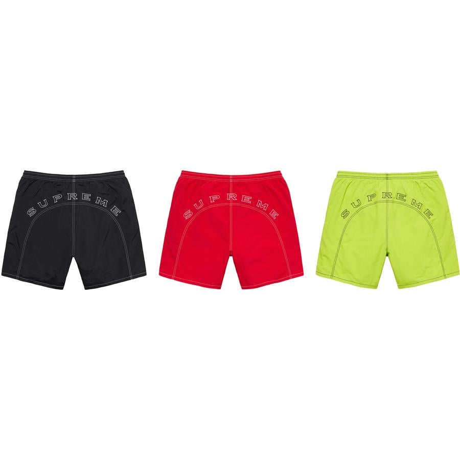 Supreme Arc Logo Water Short for spring summer 20 season