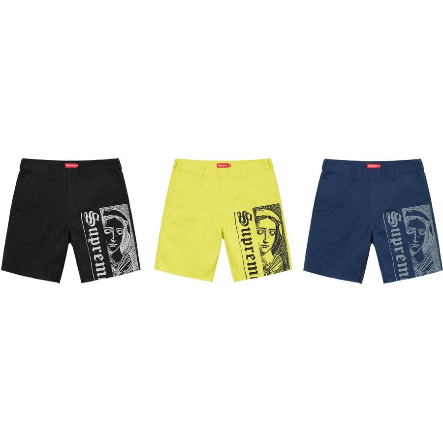 Supreme Mary Work Short for spring summer 20 season