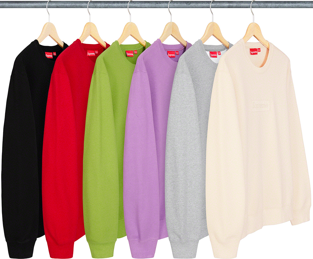 Cutout Logo Crewneck - spring summer 2020 - Supreme