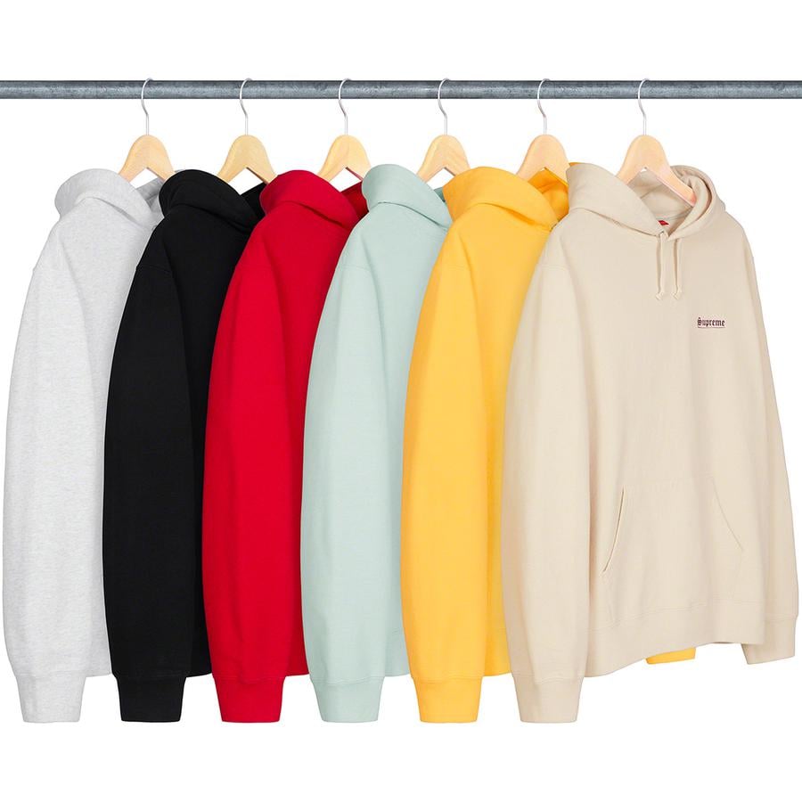 Supreme Mary Hooded Sweatshirt for spring summer 20 season