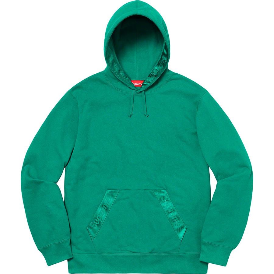 Supreme Tonal Webbing Hooded Sweatshirt released during spring summer 20 season