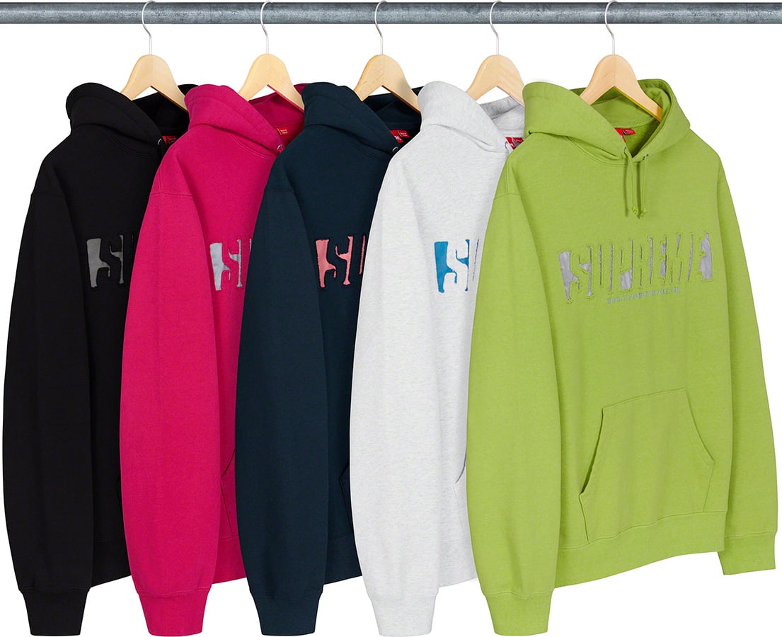 Reflective Cutout Hooded Sweatshirt - spring summer 2020 - Supreme