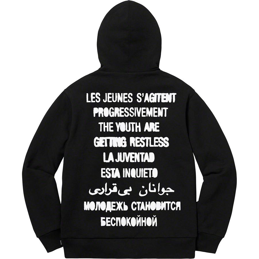 Details on Restless Youth Hooded Sweatshirt  from spring summer
                                                    2020 (Price is $158)