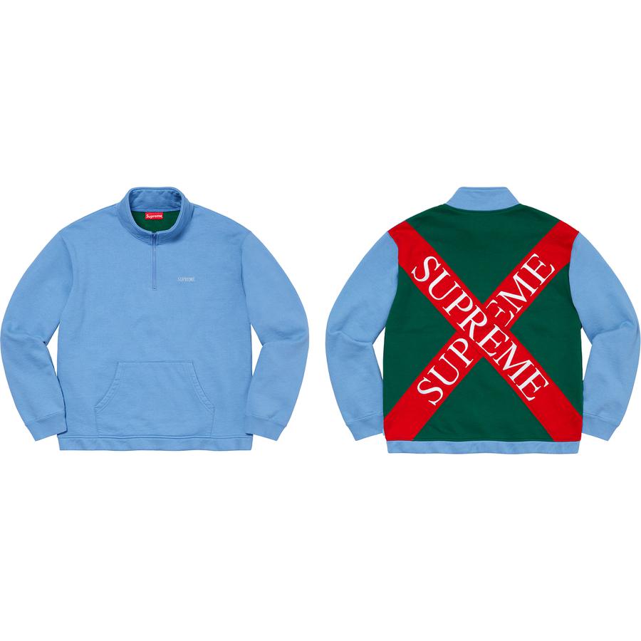 Details on Cross Half Zip Sweatshirt  from spring summer
                                                    2020 (Price is $148)
